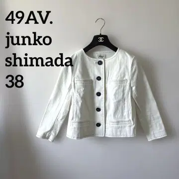 49AV.junko shimada / 노카라 화이트 자켓 38