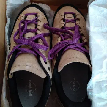 mont-bell 등산화 베이지/블랙