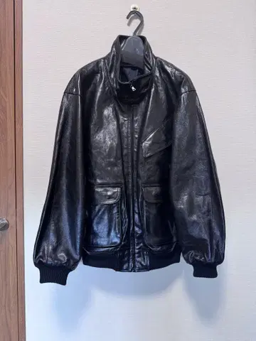 [정가 이하] AURALEE LAMB LEATHER ZIPBLOUSON