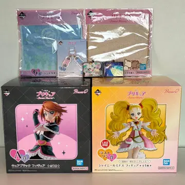 새상품 프리큐어 제일복권 라스트원 루미나스 블랙 피규어 7점