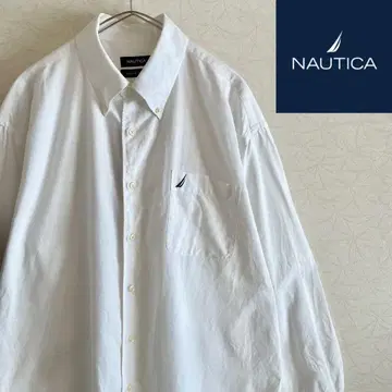 NAUTICA VINTAGE OXFORD BD 셔츠 로고 자수