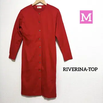 RIVERINA-TOP 레드 롱 코트