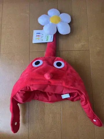 피크민 빨간색 장식 모자