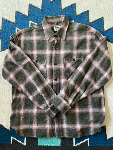 BARNS OUTFITTERS 섀도우 체크 플란넬 셔츠