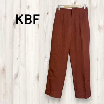 KBF 와이드 팬츠 테이퍼드 무지 슬림 레그 럭셔리 가을 컬러 원사이즈