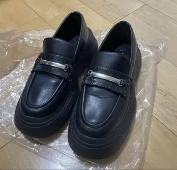 HARE 하레 블랙 로퍼 스니커즈 밑창 L