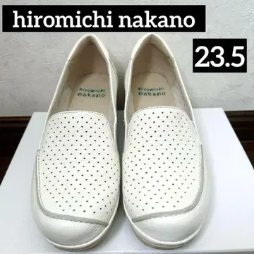 hiromichi nakano 가죽 화이트 신발 23.5