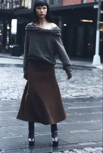 ZARA 자라 오프숄더 니트 스웨터 S 사이즈