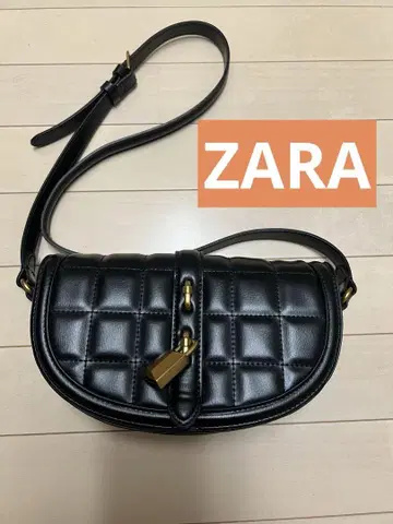 ZARA 퀼팅 숄더백 열쇠 락