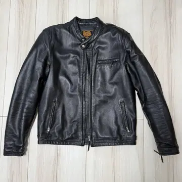 DEGNER 가죽 자켓 싱글 라이더 자켓 XL 블랙