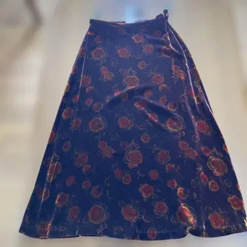 로라 애슐리 LAURA ASHLEY 벨로아 플레어 스커트 사이즈 11