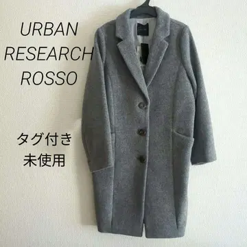 [ 택 포함 미사용 ] ROSSO 울 코쿤 체스터 코트