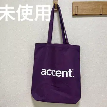 accent. 토트백 퍼플 보라색