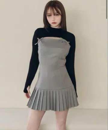 andmary karen knit set mini dress