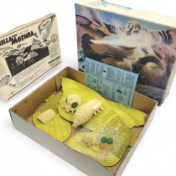 [ 초레어 ] 이노우에아트 고질라 vs 모스라 성충 레진 키트 당시물