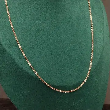 빈티지 로즈 골드 브론즈 체인 목걸이