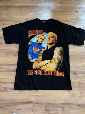 Eminem The Real Slim Shady 에미넴 부트렉 T셔츠