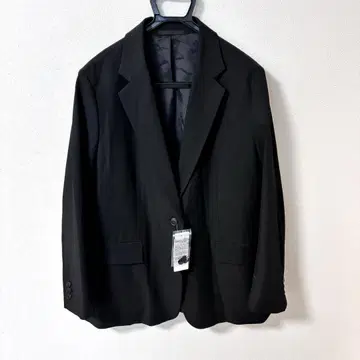 [ 미사용 택 포함 ] UNIQLO 릴랙스 테일러드 자켓 XL 블랙