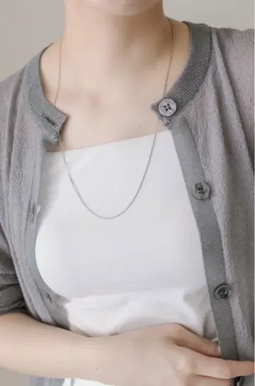 ear PAPILLONNER 스네이크 Y자 목걸이