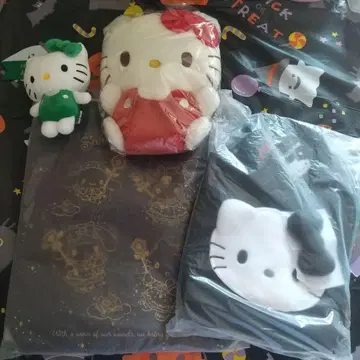 산리오 키티백 토트백 봉제 인형