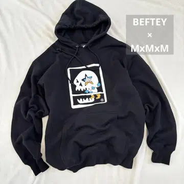BEFTEY MxMxM 콜라보 마아타소 맨투맨 후디 블랙
