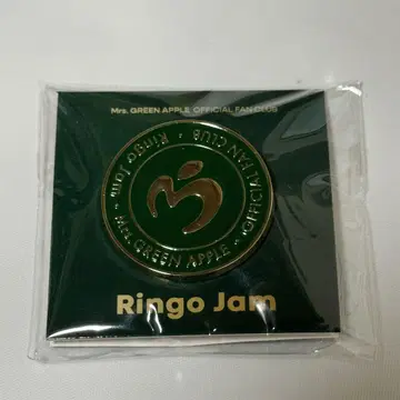 Mrs. GREEN APPLE FC 회원 혜택 Ringo jam 핀 배지
