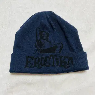 EROSTIKA 니트 모자 네이비