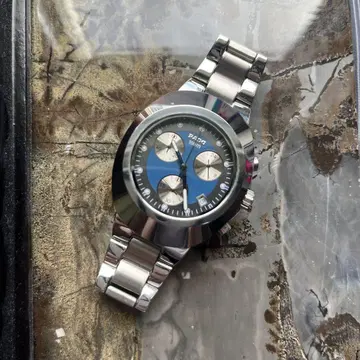 RADO 라도 크로노그래프 손목시계 블루/실버