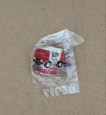 나가노 올림픽 핀 배지 제빙 자동차 코카콜라사