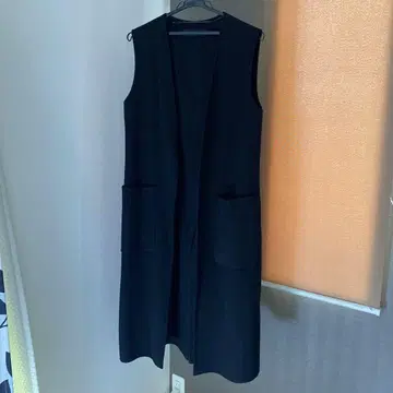 ZARA WOMAN 블랙 롱베스트 S