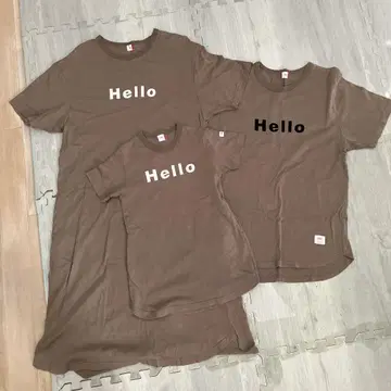 FOV Hello 프린트 부모 자식 3세트