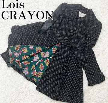 Lois CRAYON 도트 무늬 트렌치코트 M 사이즈
