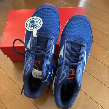 Mizuno 파랑 스니커즈 26.5cm 와이드