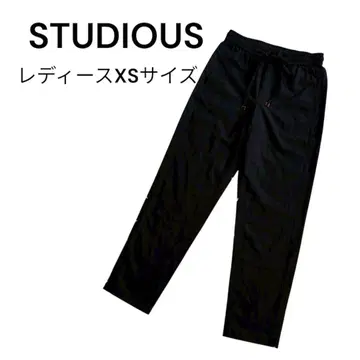 STUDIOUS 일본제 레이온 울 혼방 치노 팬츠 테이퍼드 팬츠