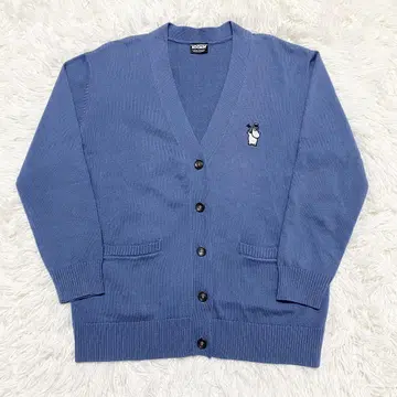 [컨디션 최상] MOOMIN 무민 가디건 블루 M 사이즈
