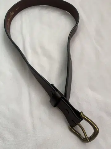 TORY 가죽 벨트 브라운 32