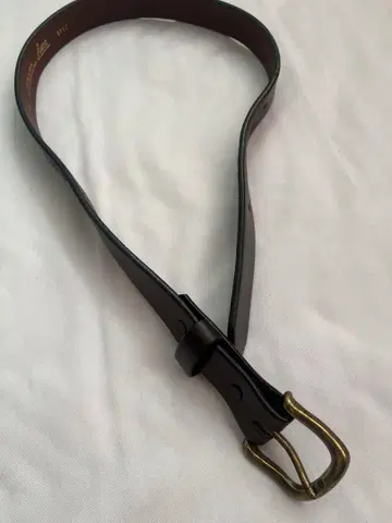 TORY 가죽 벨트 브라운 32