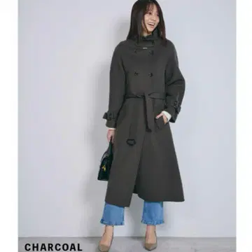 miyu design 스탠드 카라 코트
