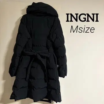 INGNI 블랙 다운 코트