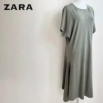 ZARA 자라 반팔 플레어 원피스 (T셔츠 원피스풍)