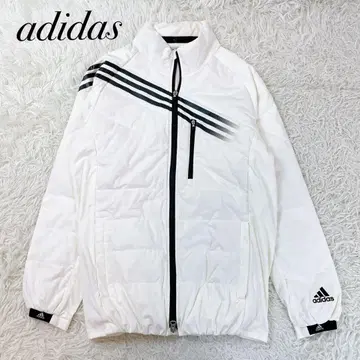 adidas 골프 자켓 다운 자켓 화이트 S 풀 집업