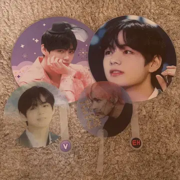 BTS V 부채 마스터 등 구매품
