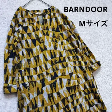 BARNDOOR 바인더 총 패턴 니트 원피스 7부 소매 M 사이즈