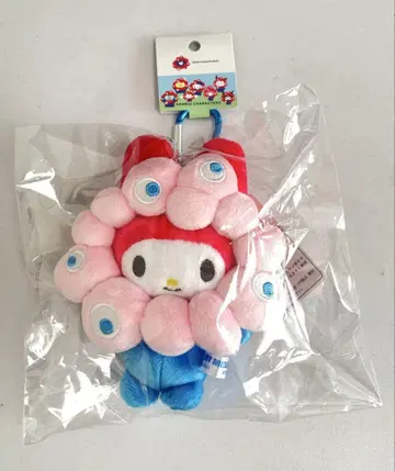 [회장 한정품] 산리오 미야쿠미야쿠 변신 봉제 인형 마이멜로디 카라비너