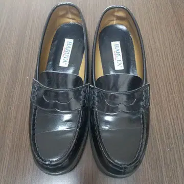 HARUTA 블랙 로퍼 LDSD 4503