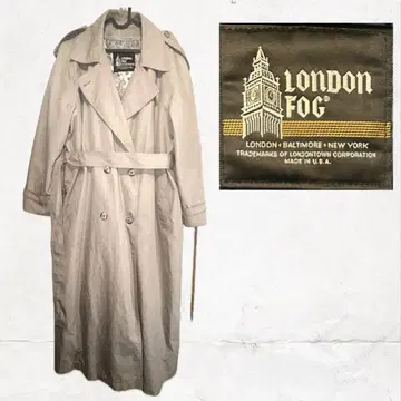 LONDON FOG / 트렌치코트 살몬 핑크