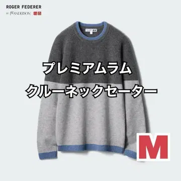 유니클로 / Roger Federer by JW 크루넥 스웨터