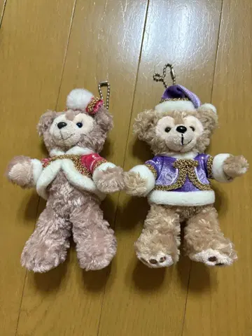 더피 키링 2체 세트