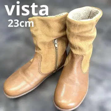 vista 천연 가죽 숏부츠 23cm