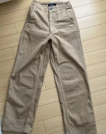 EDITION 베이지 와이드 팬츠
